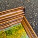 Louis Philippe style bistro/brasserie mirror in solid wood, 195x85