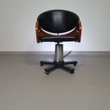 4 x '80s Italian barber chair, height adjustable
