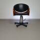 4 x '80s Italian barber chair, height adjustable