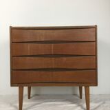 Commode en teck par frederik kayser 1960/70