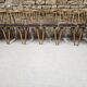 Lot of 6 bistro bar chairs from the 1960s