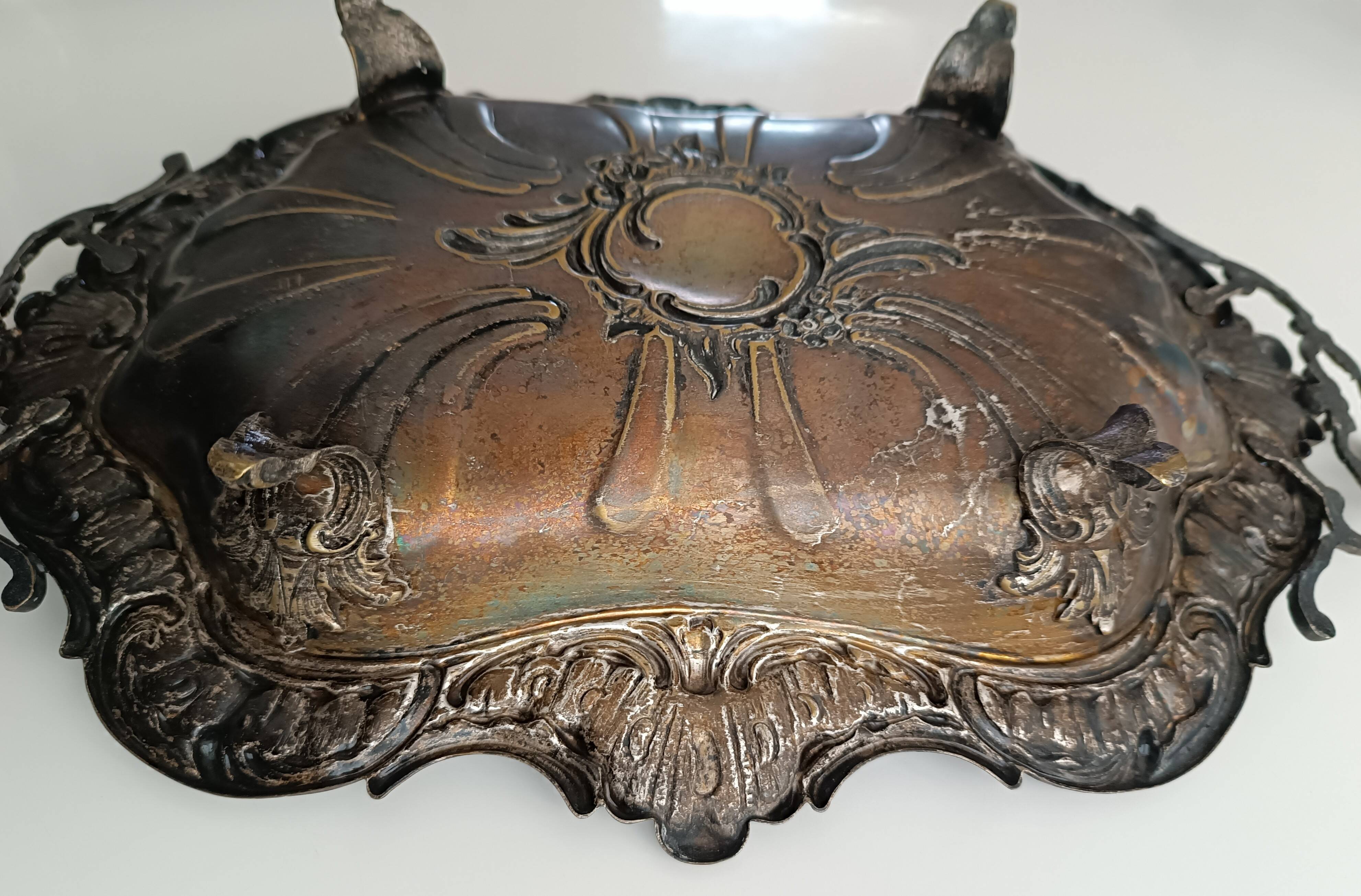 Rocaille Centrepiece Silver-Plated Bowl