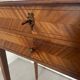 Directoire marquetry console in mahogany