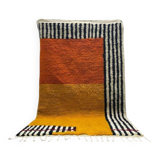 Beni mrirt rug in natural wool size 150 x 250 cm