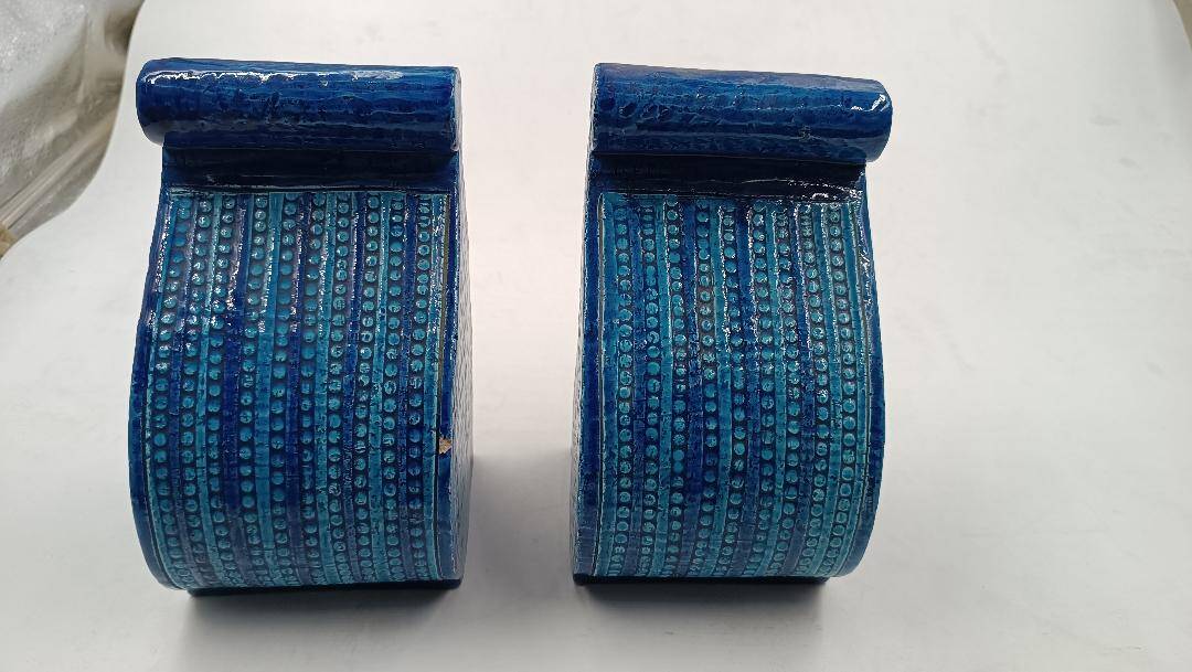 Serre-livres en céramique Bitossi Londi des années 70