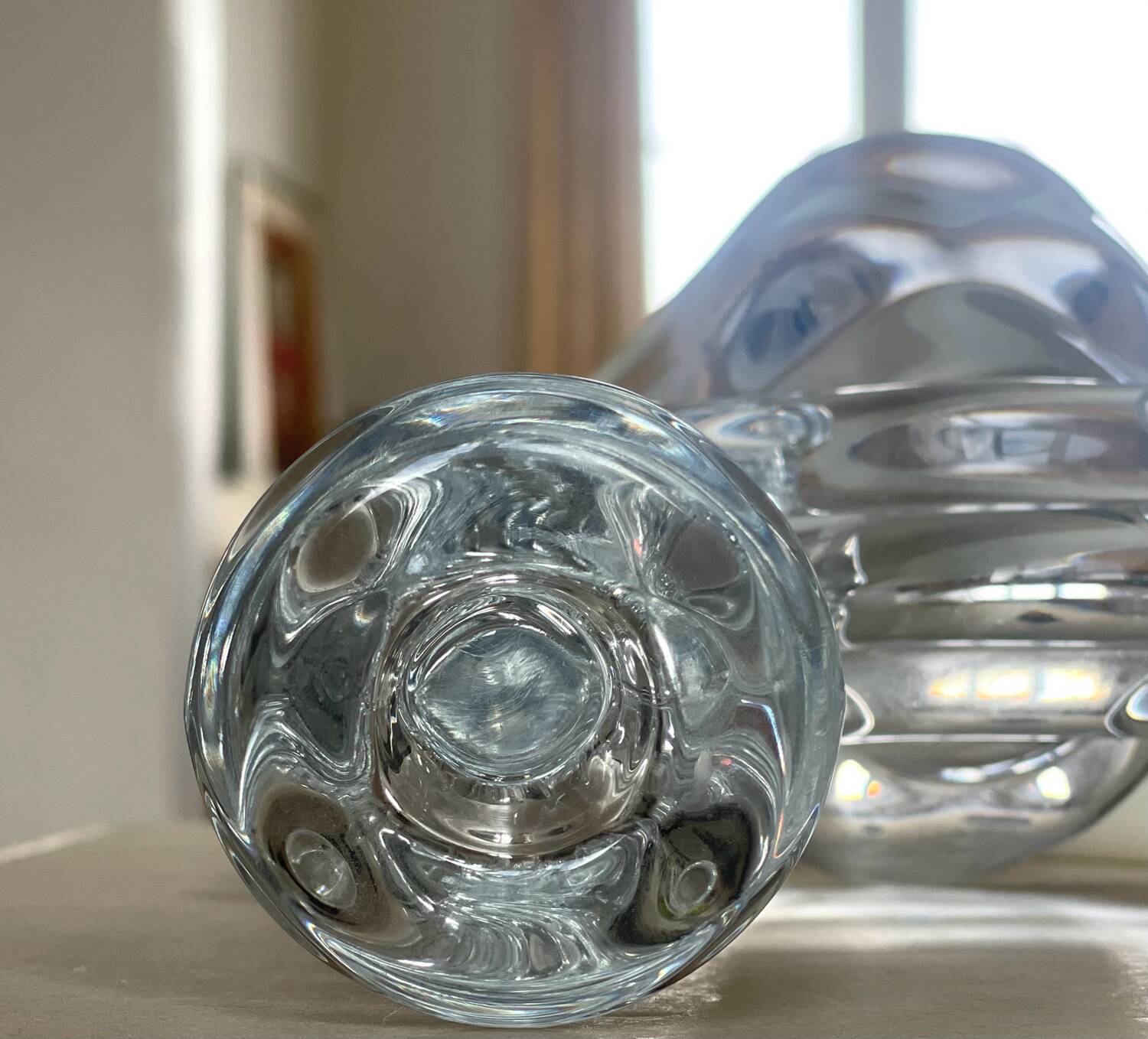 Crystal candle holder 1950.