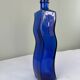 Large cobalt blue bottle