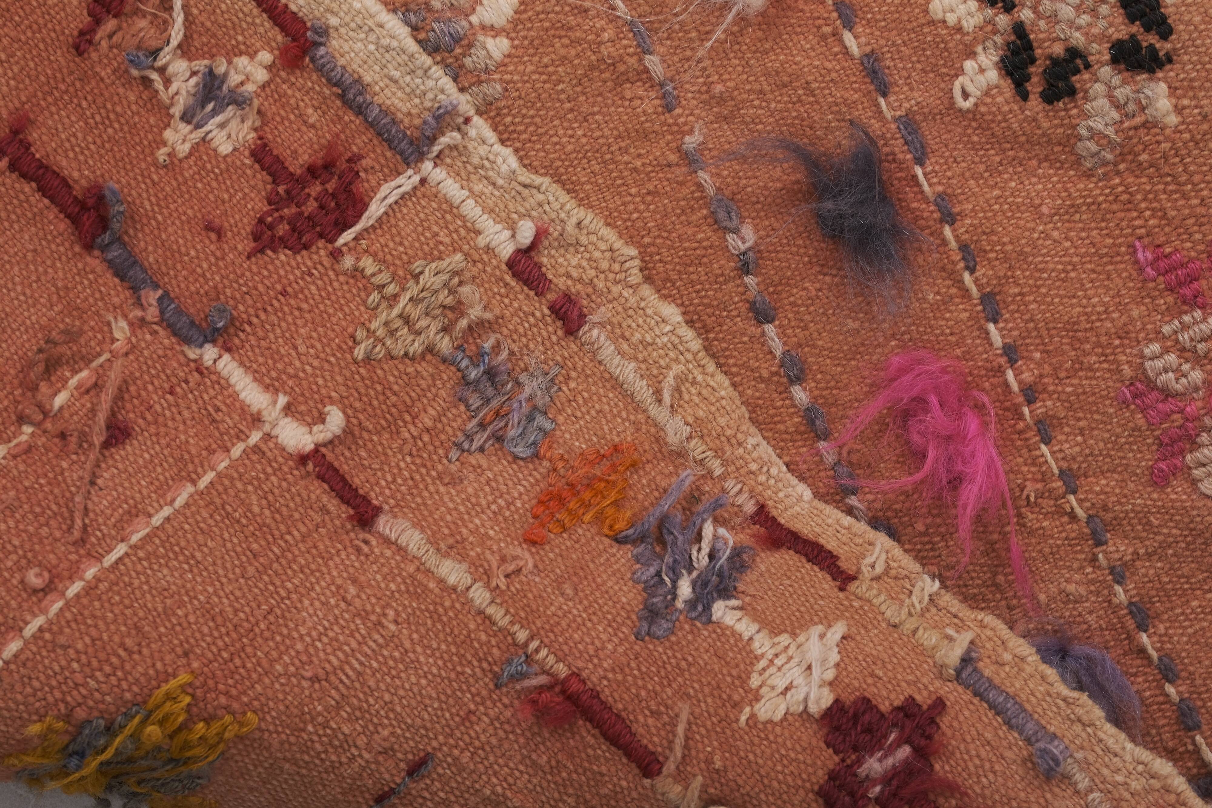 Vintage Turkish Oushak Rug Handwoven 95x140 cm