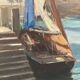 Vintage marine painting