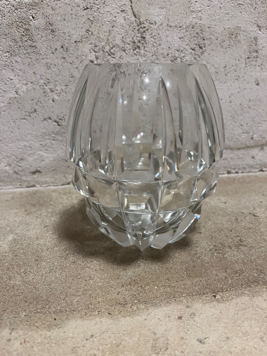 Vase en verre 1960-70