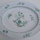 Oval dish in Limoges porcelain Bernardaud model Beijing