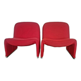 Pair of "Alky" low chairs by Giancarlo Piretti for Castelli