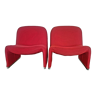 Pair of "Alky" low chairs by Giancarlo Piretti for Castelli