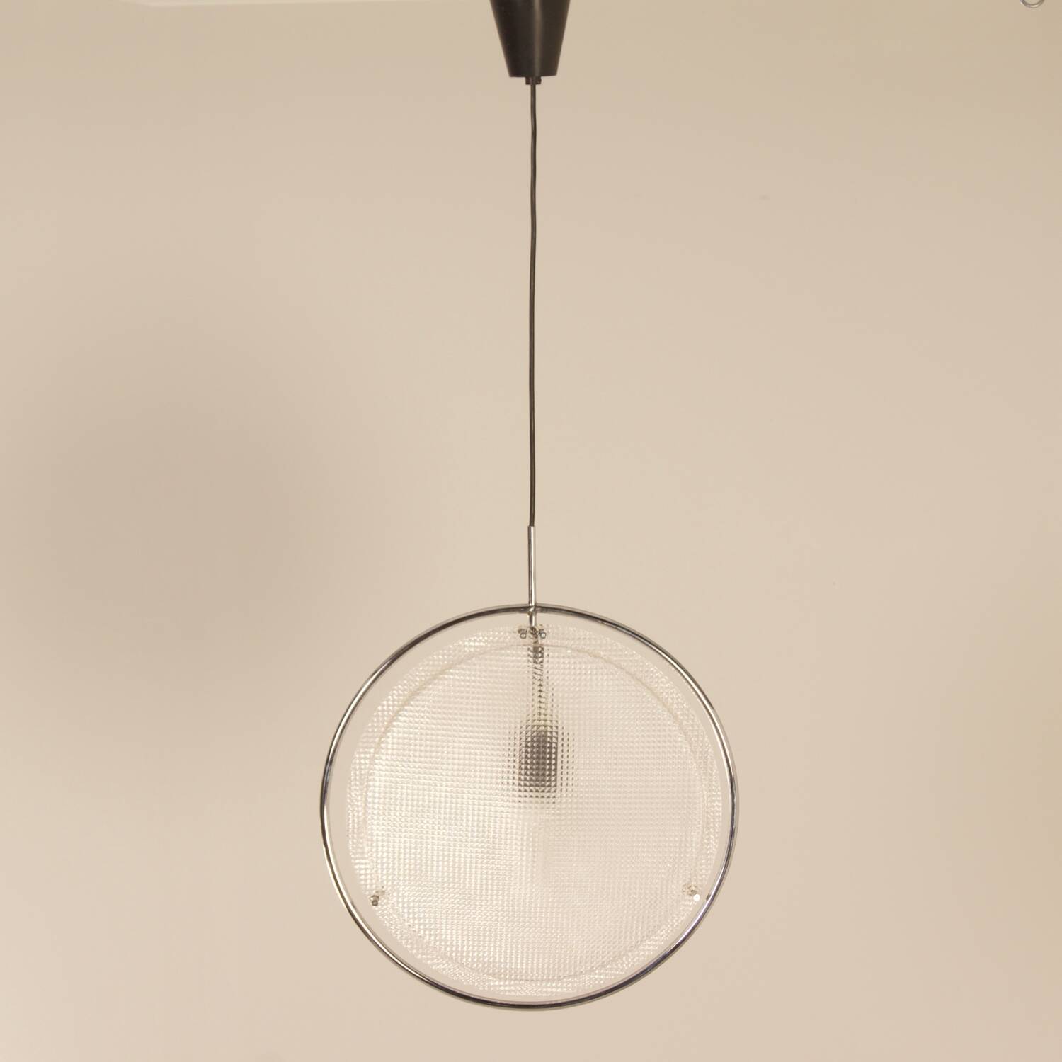 French Space Age Pendant Lamp, 1970s