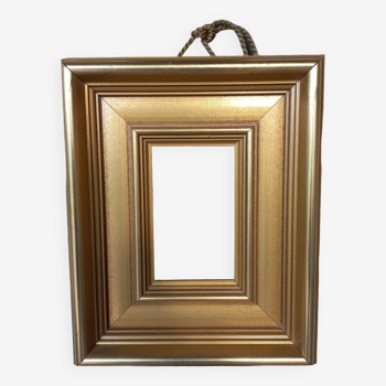 Large molded golden frame