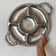 Mat stainless steel aperitif platter Jean Couzon