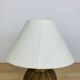 Lampe boule rotin années 60, vintage