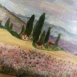 Landscape painting canvas