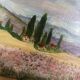 Landscape painting canvas