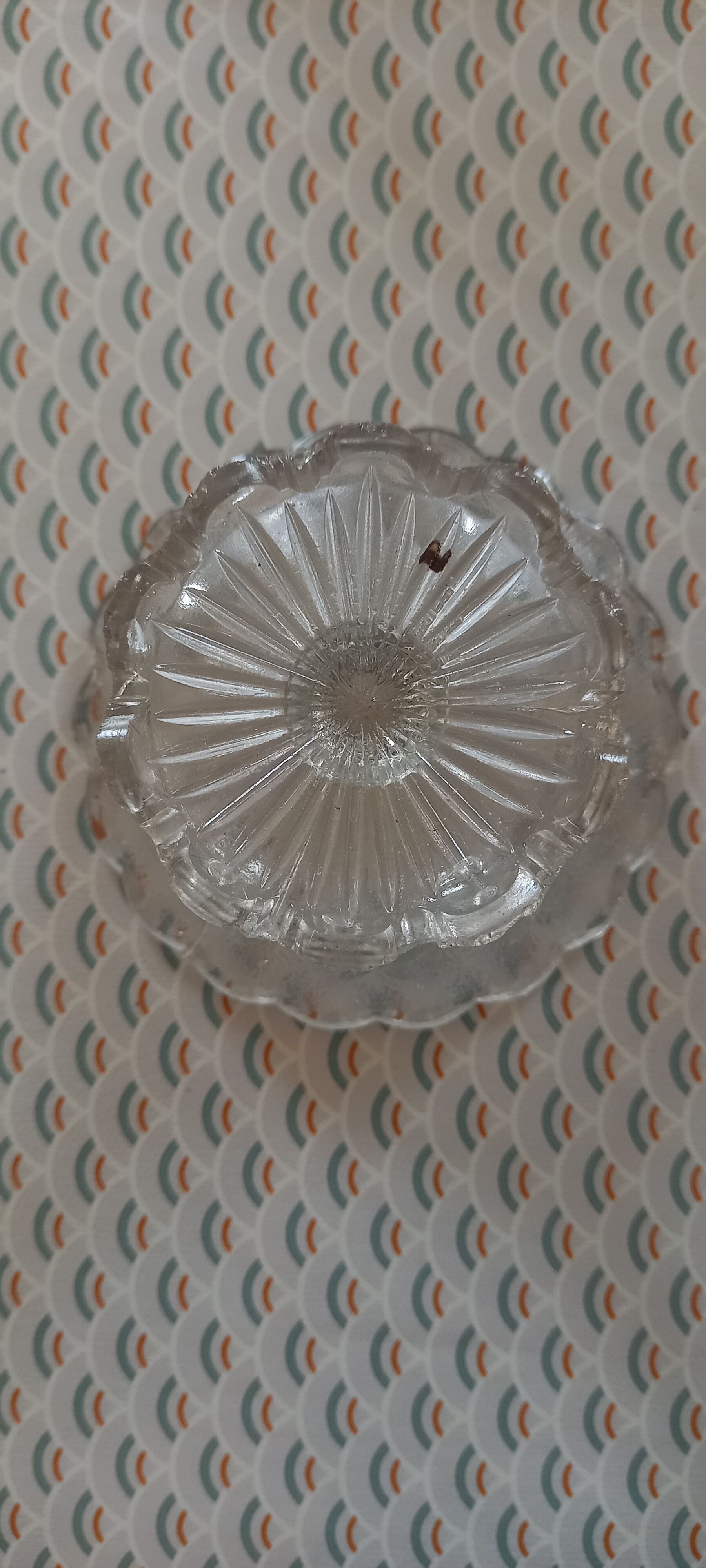 Coupelle verre moulé