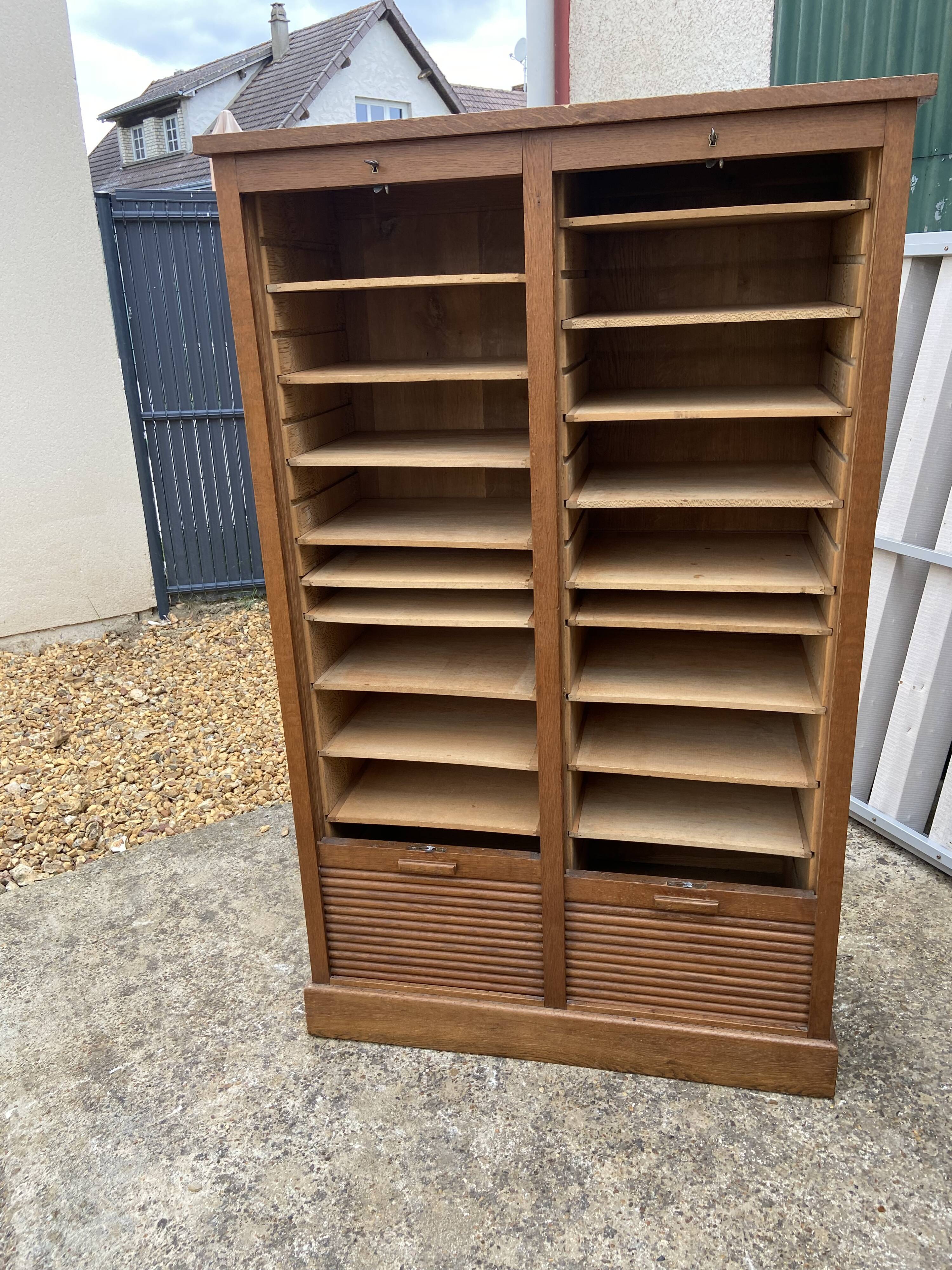 Furniture binder with curtain. double