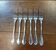 Set of 6 silver-plated dessert forks by Ravinet d'Enfert.