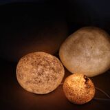 Set of 4 “Dora” model rock lamps by André Cazenave for Atelier A, 1960