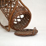 Rattan bottle holder