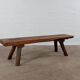 Restaurierte Schlachtebank Sitzbank coffeetable Blumenbank