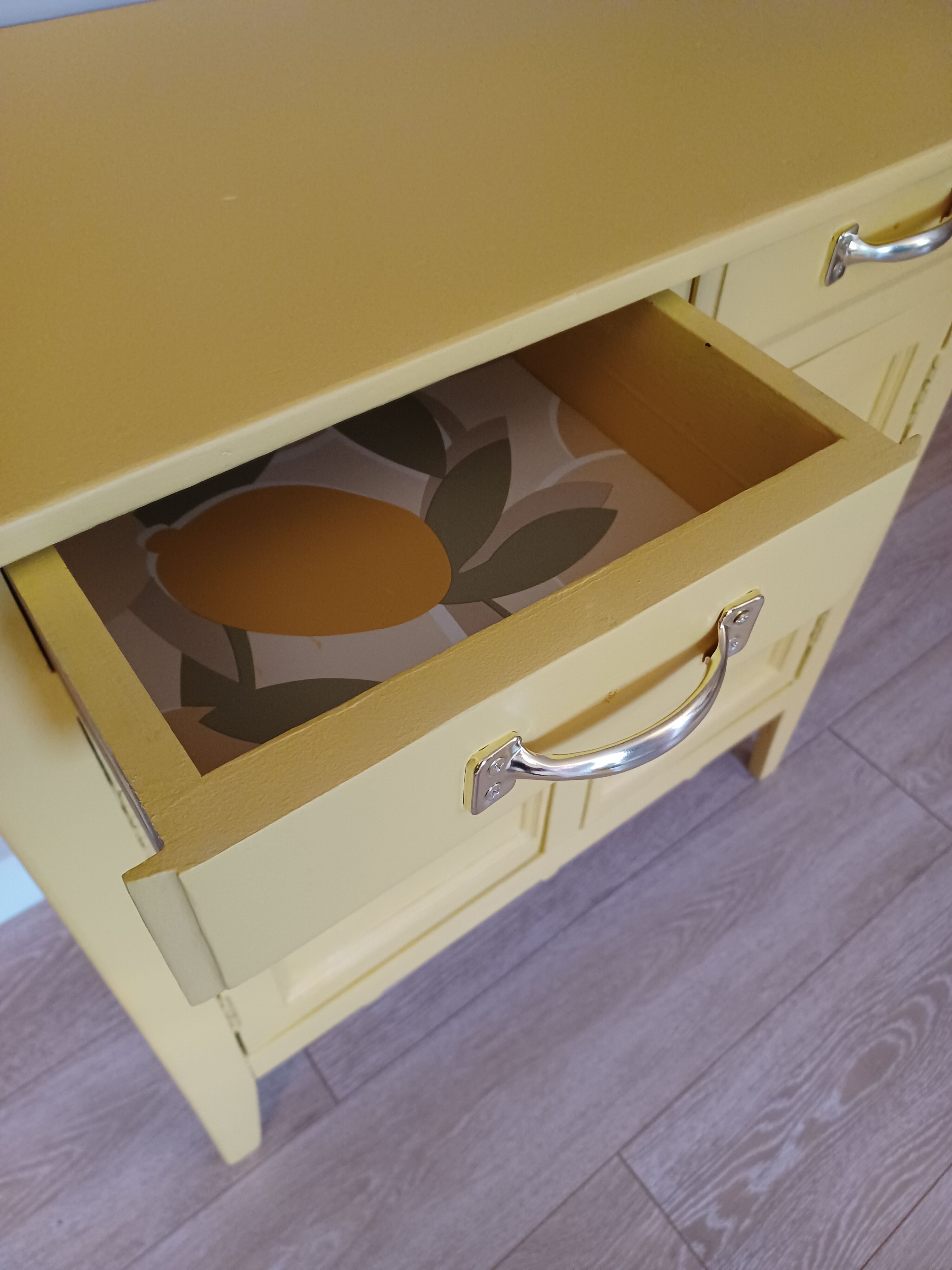 Buffet parisien vintage relooké