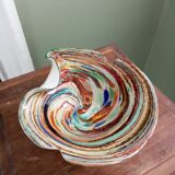 Iridescent glass pocket emptier