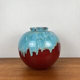 Ceramic ball vase by cab 1976