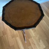 Gueridon period tripod in mahogany style nineteenth century