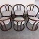 Set of six chairs Italy 1970s