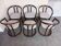 Ensemble de six chaises Italie années 1970