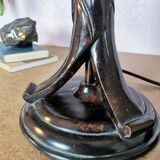 Tiffany style lamp, stained glass, art nouveau