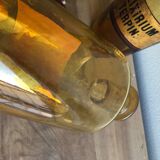Old pharmacy bottle/jar "Alcohol Vulnerar" brown glass