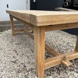 Solid oak farmhouse table