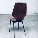 Mid-Century Modern Plywood Side Chairs attributed to Carlo Ratti for Legni Curvati, Italy, 1950s, Set of 3