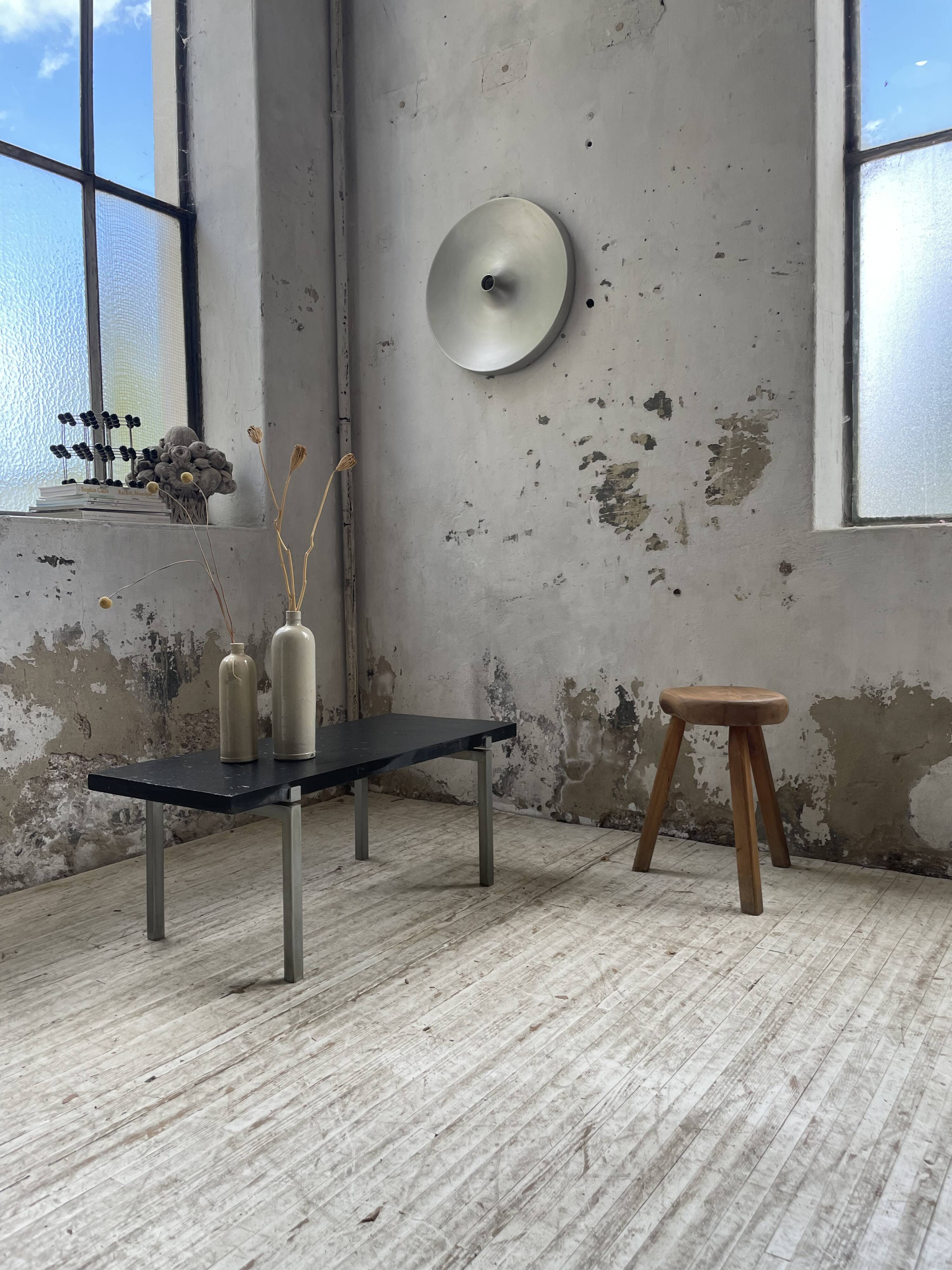 1950s slate coffee table