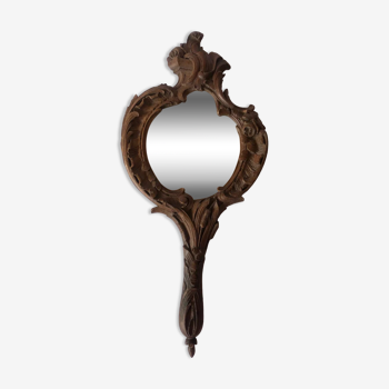 Miroir face à main art nouveau
