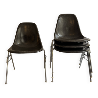 Set of 4 DSS chairs by Charles and Ray Eames for Herman Miller 1950