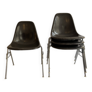 Set of 4 DSS chairs by Charles and Ray Eames for Herman Miller 1950