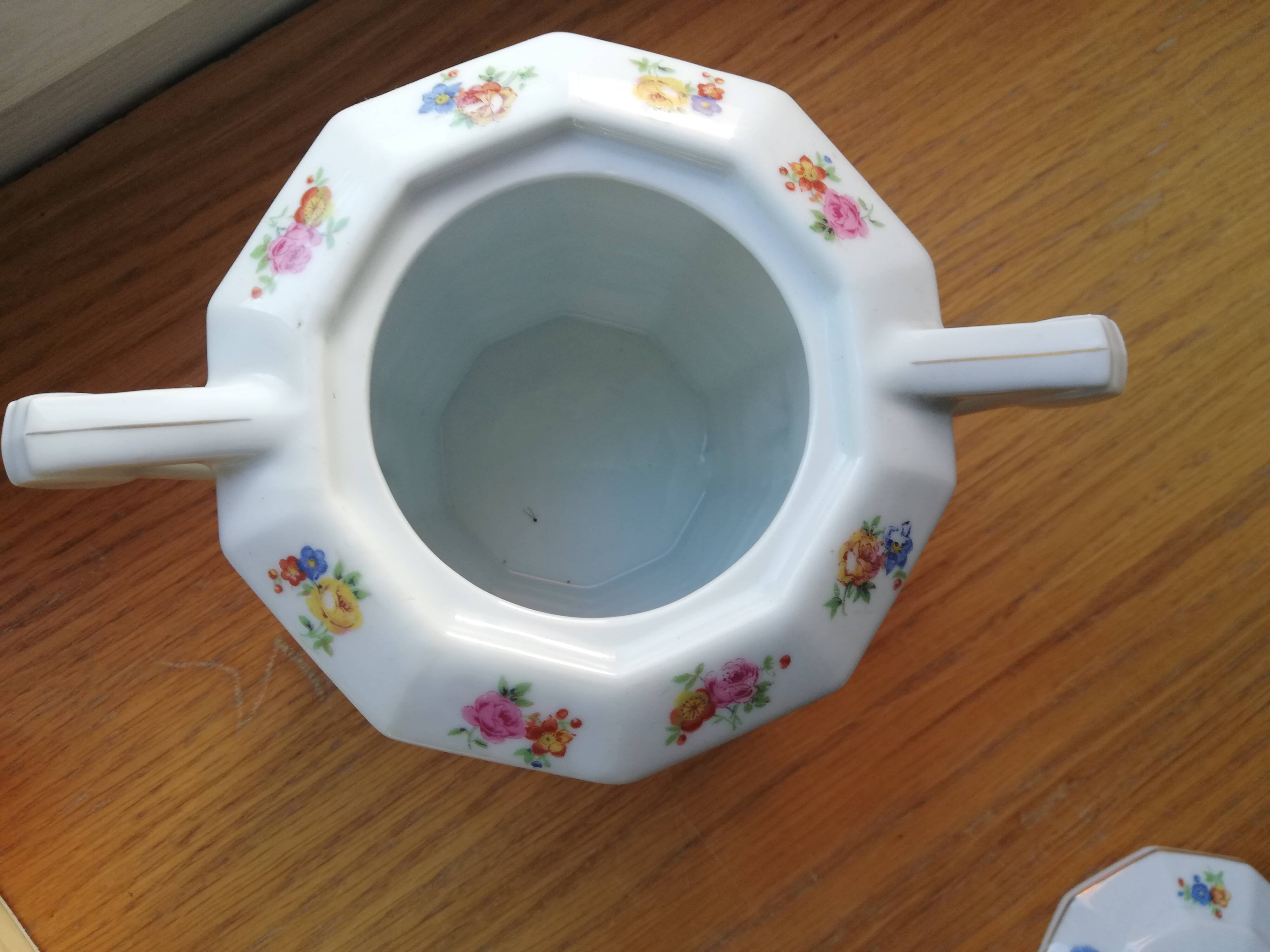 Antique coffee service in fine Limoza porcelain