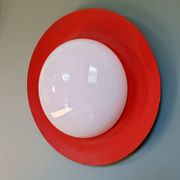 Paire d'appliques murales Space Age orange XXL, 1960