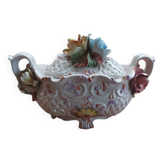 Vintage Italian earthenware tureen