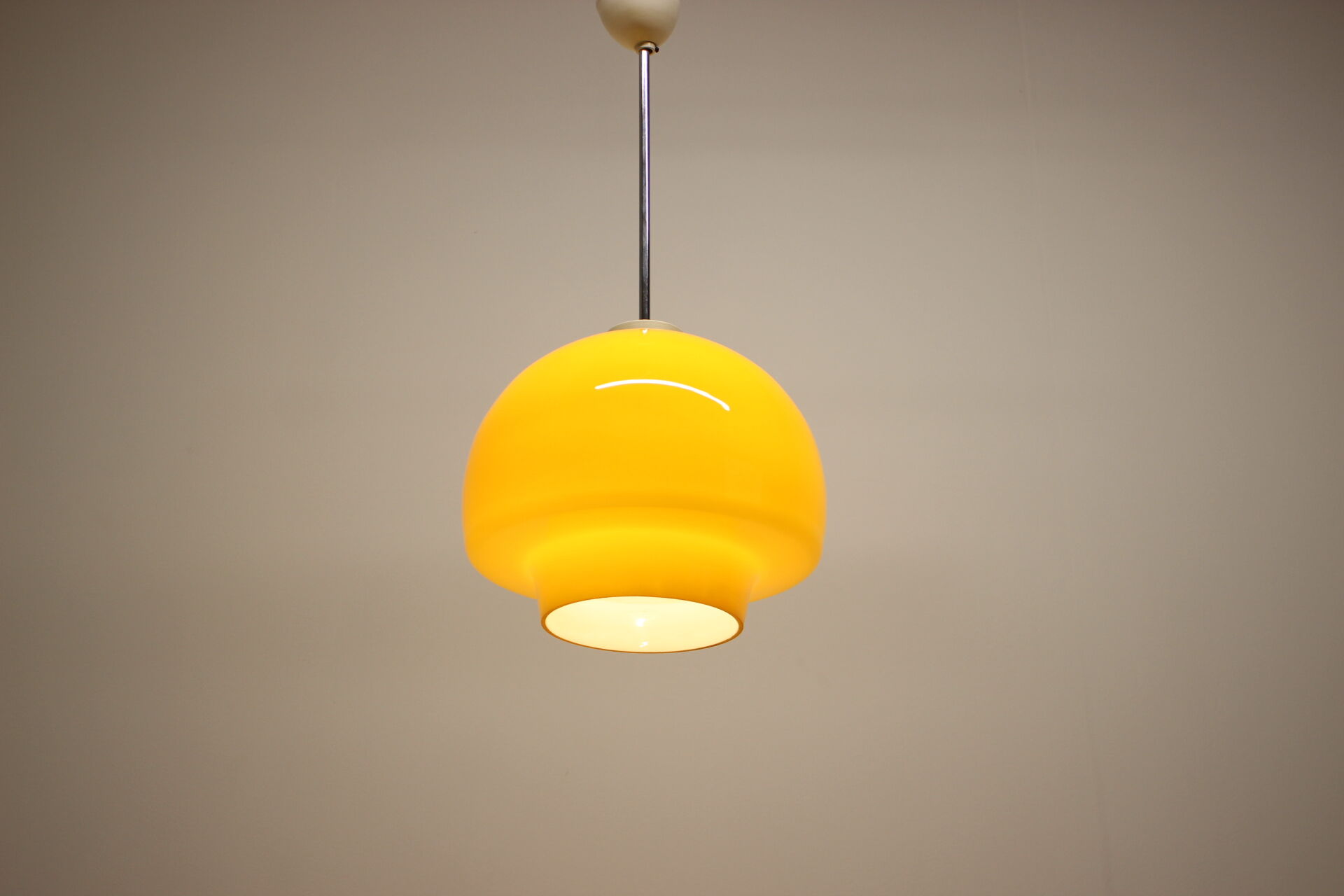 Mid-century glass pendant, 1960's