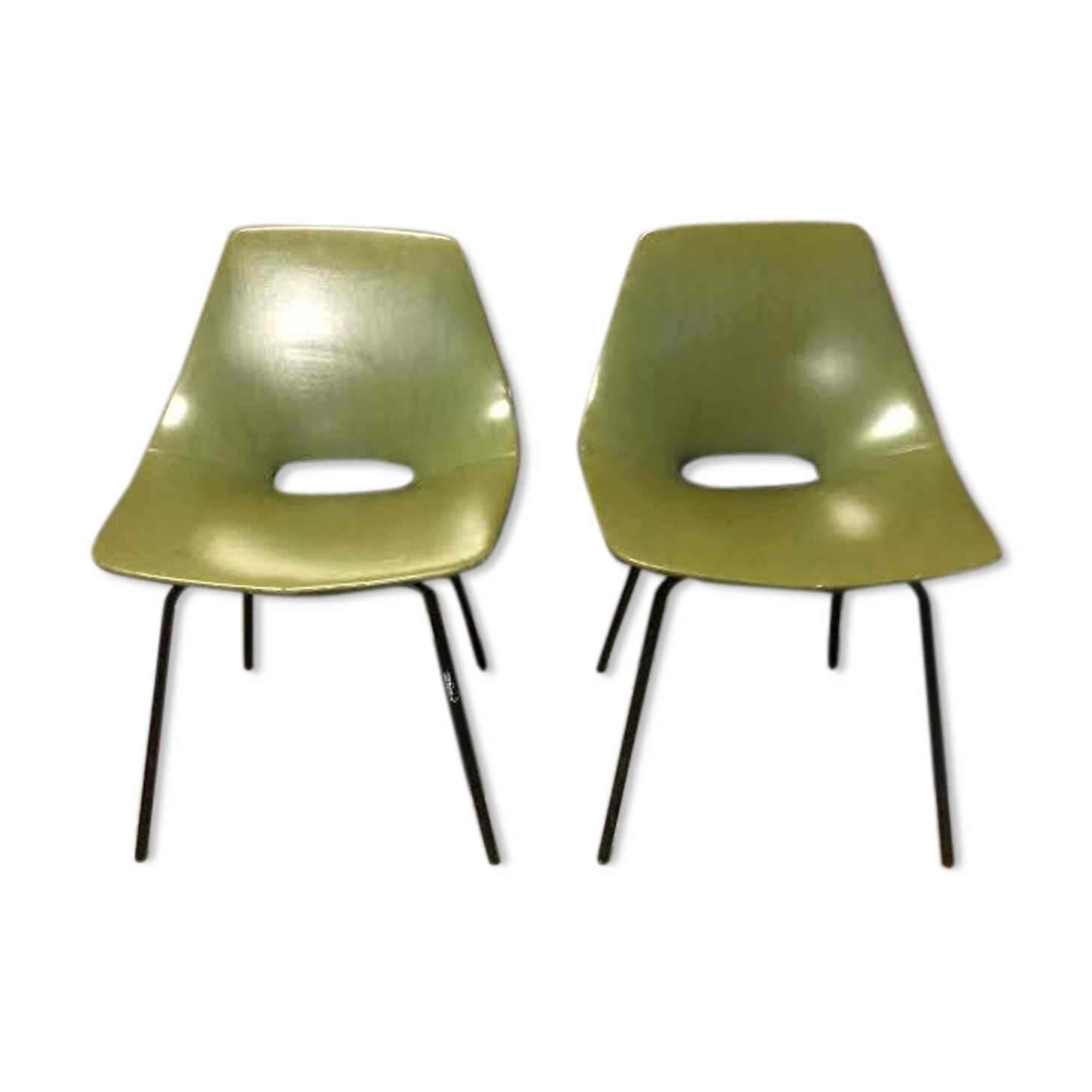 Pierre Guariche "Tonneau" chair, Steiner edition