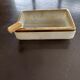 Albatre/brass ashtray