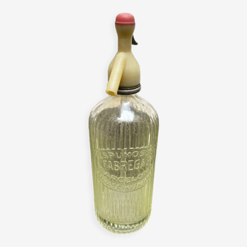 Old transparent fabregas siphon